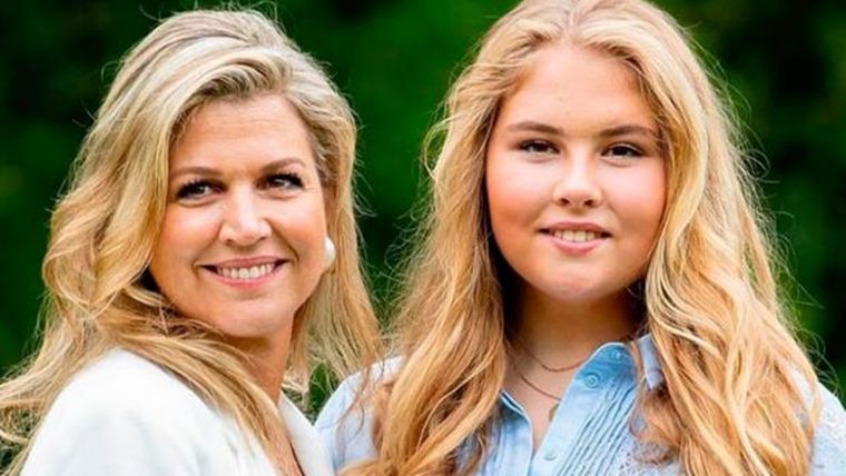 Máxima y su hija Amalia.
