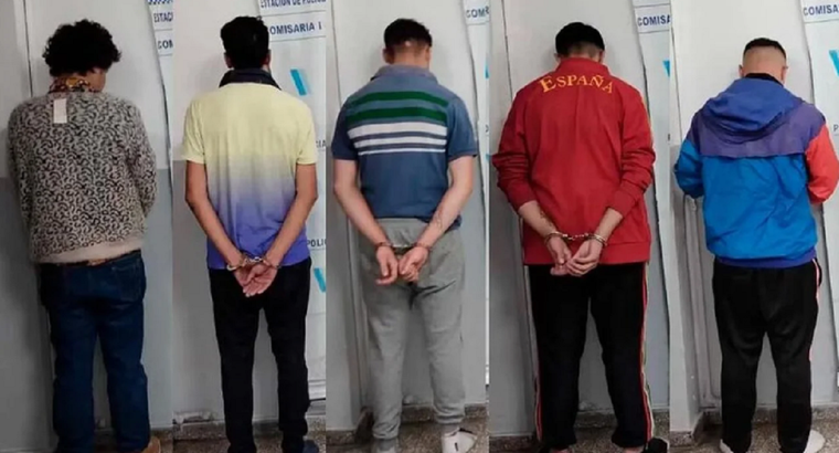 Cinco de los diez detenidos por el crimen Foto: NA