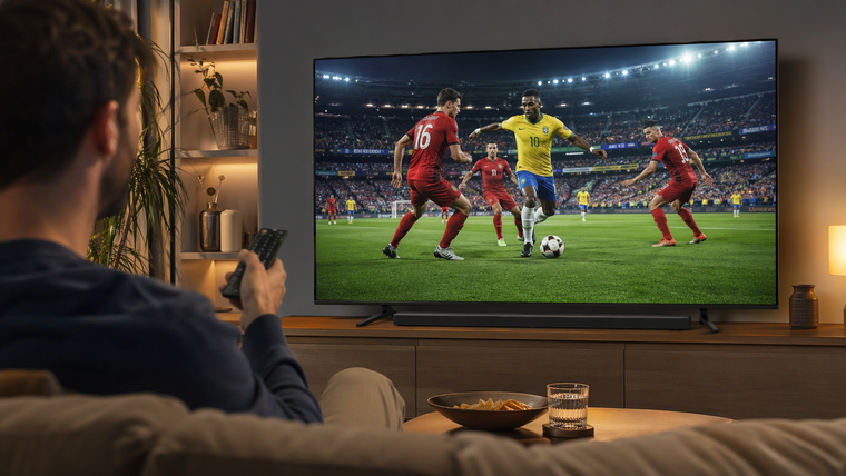 La pantalla 4K de este Samsung mejora la experiencia en deportes, películas, series y videojuegos en casa. La pantalla 4K de este Samsung mejora la experiencia en deportes, películas, series y videojuegos en casa.