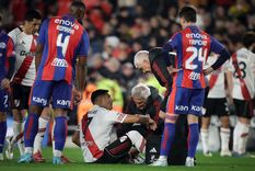 Maximiliano Salas, uno de los refuerzos de River en este mercado de pases, sufrió una lesión ante San Lorenzo y estará varias semanas out. Maximiliano Salas, uno de los refuerzos de River en este mercado de pases, sufrió una lesión ante San Lorenzo y estará varias semanas out.