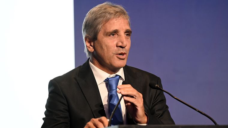 Luis Caputo en el último Foro de Inversiones celebrado en Mendoza.