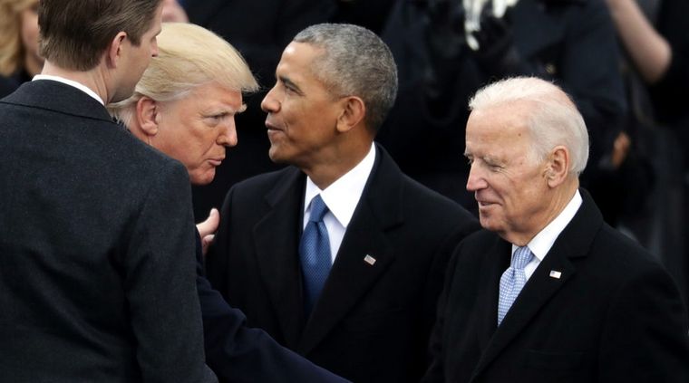 Trump, Obama y Biden. Foto: PoliticEurope.