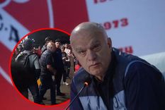 Grindetti fue increpado por hinchas del Rojo. Foto: MDZ Grindetti fue increpado por hinchas del Rojo. Foto: MDZ
