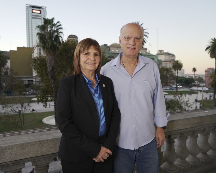 Grindetti se mostró junto a Bullrich para su primer spot de campaña, Foto: Gentileza prensa Patricia Bullrich