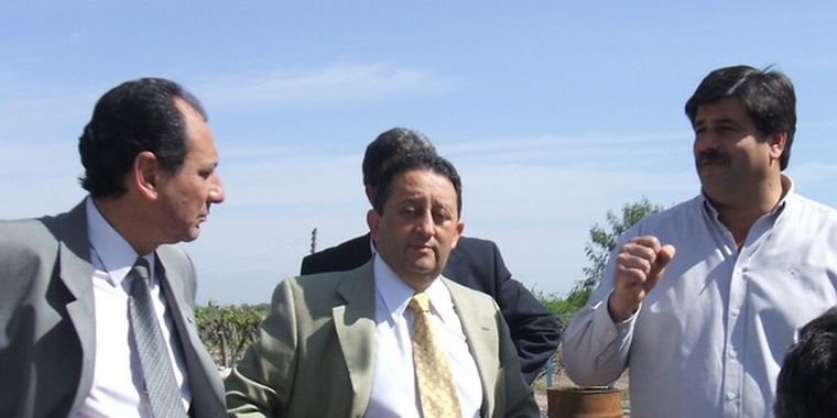Mario Abed (a la derecha), junto a Gerardo Del Río y  Celso Jaque. Foto: MDZ