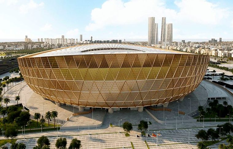 Estadio Lusail - Qatar 2022 Los estadios del Mundial tendrán aire acondicionado para soportar las altas temperaturas.