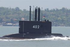 La Armada de Indonesia está en una carrera por encontrar el KRI Nanggala-402, aquí en una foto de archivo. Foto: ANADOLU AGENCY/GETTY IMAGES