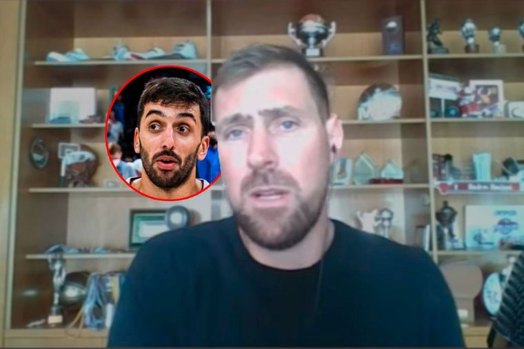Nocioni habló sobre las ofertas y el futuro de Campazzo en la NBA con el canal DobleDoble. Foto: DobleDoble