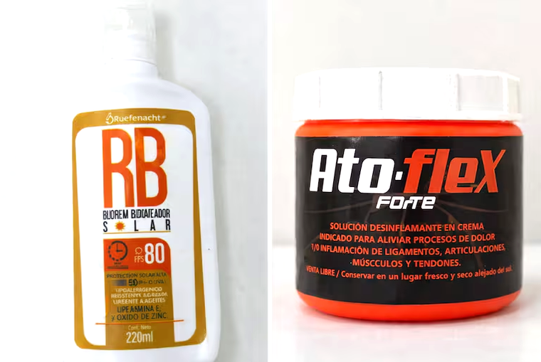 Productos prohibidos por la Anmat. Foto: Boletín Oficial Productos prohibidos por la Anmat. Foto: Boletín Oficial