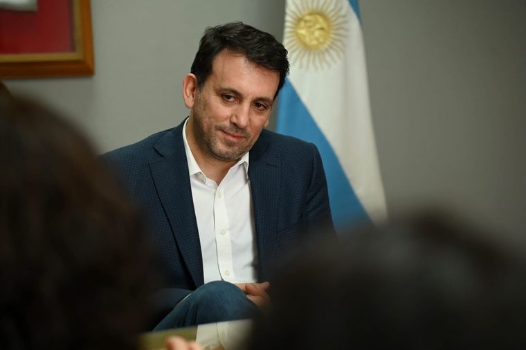 Tadeo García Zalazar, ministro de Educación, Cultura, Infancias y DGE Foto: X @TadeoGZ