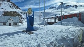 Complejo fronterizo de Chile en el paso Pehuenche. Complejo fronterizo de Chile en el paso Pehuenche.