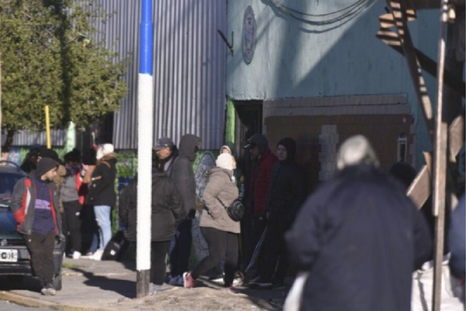 El velatorio de Williams Tapón este miércoles Foto: NA