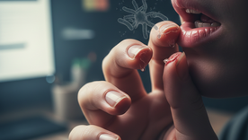 Un hábito poco saludable. Fuente: IA Gemini. Un hábito poco saludable. Fuente: IA Gemini.