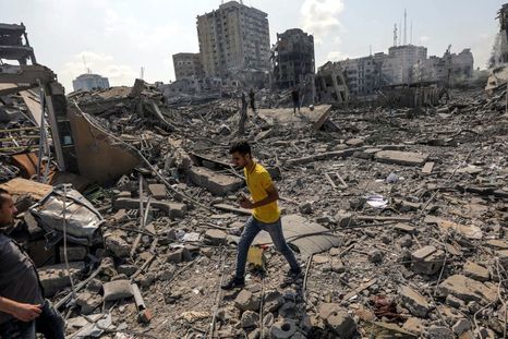 Así luce Franja de Gaza, devastada por el poder de Israel. Así luce Franja de Gaza, devastada por el poder de Israel.