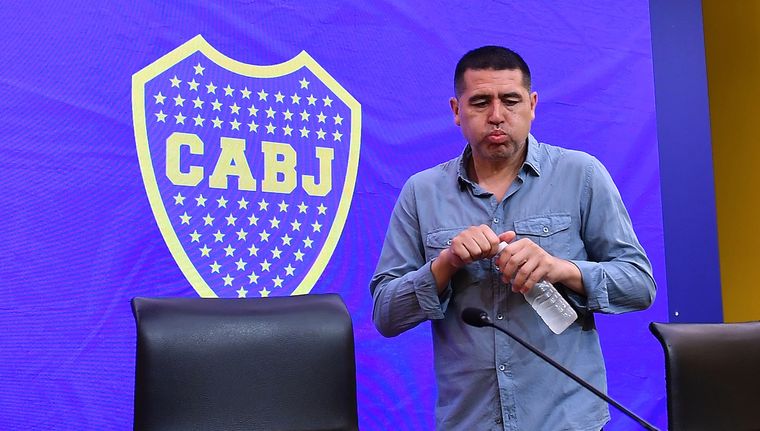 Riquelme y su balance. Foto: Archivo