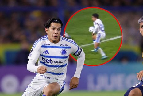 Lucas Romero habló de su mano en la última jugada de Boca-Cruzeiro. Lucas Romero habló de su mano en la última jugada de Boca-Cruzeiro.