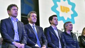 Sergio Massa, Axel Kicillof, Máximo Kirchner y Wado De Pedro, en el debate entre el futuro o la consolidación del pasado. Foto: Telam