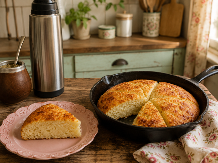 Disfrutá un pan de yogur sin horno hecho en sartén con una receta que te encantará
