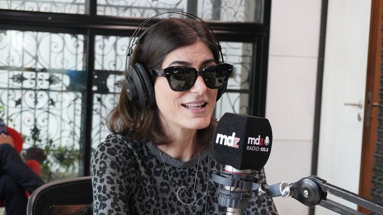 Cecilia Milone, mano a mano con MDZ Radio Foto: Rodrigo DAngelo / MDZ