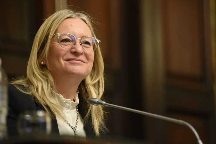 La vicegobernadora mendocina, Hebe Casado. Foto: Prensa Senado