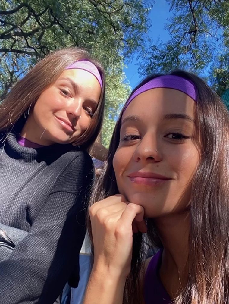 Catalina Gutiérrez y su hermana Lucía Foto: Instagram