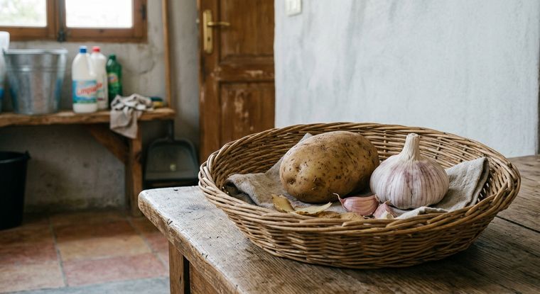 El truco del ajo que conserva la papa por más tiempo.