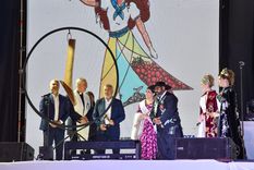 El gobernador Alfreso Cornejo en la Bendición de los Frutos en la Fiesta de la Vendimia del año pasado.