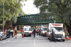 Trenes Argentinos comunicó que los trabajos de remoción de las formaciones afectadas por la colisión que se produjo en la mañana del viernes en la línea San Martín comenzará este sábado. Foto: NA