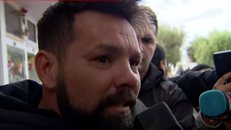 El papá de Ángel pidió justicia por su hijo. El papá de Ángel pidió justicia por su hijo.