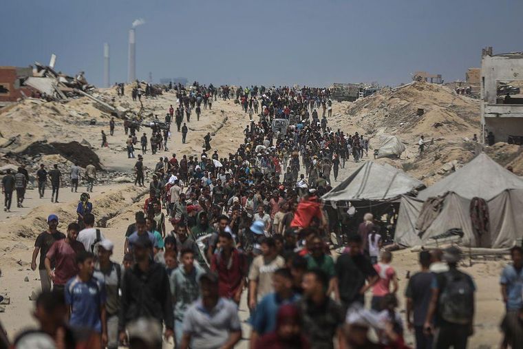 Los países occidentales condenaron los planes israelíes de desplazar a los palestinos de Gaza.