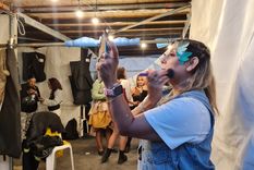 Los artistas de Vendimia supieron sortear con éxito las incomodidades detrás de escena.