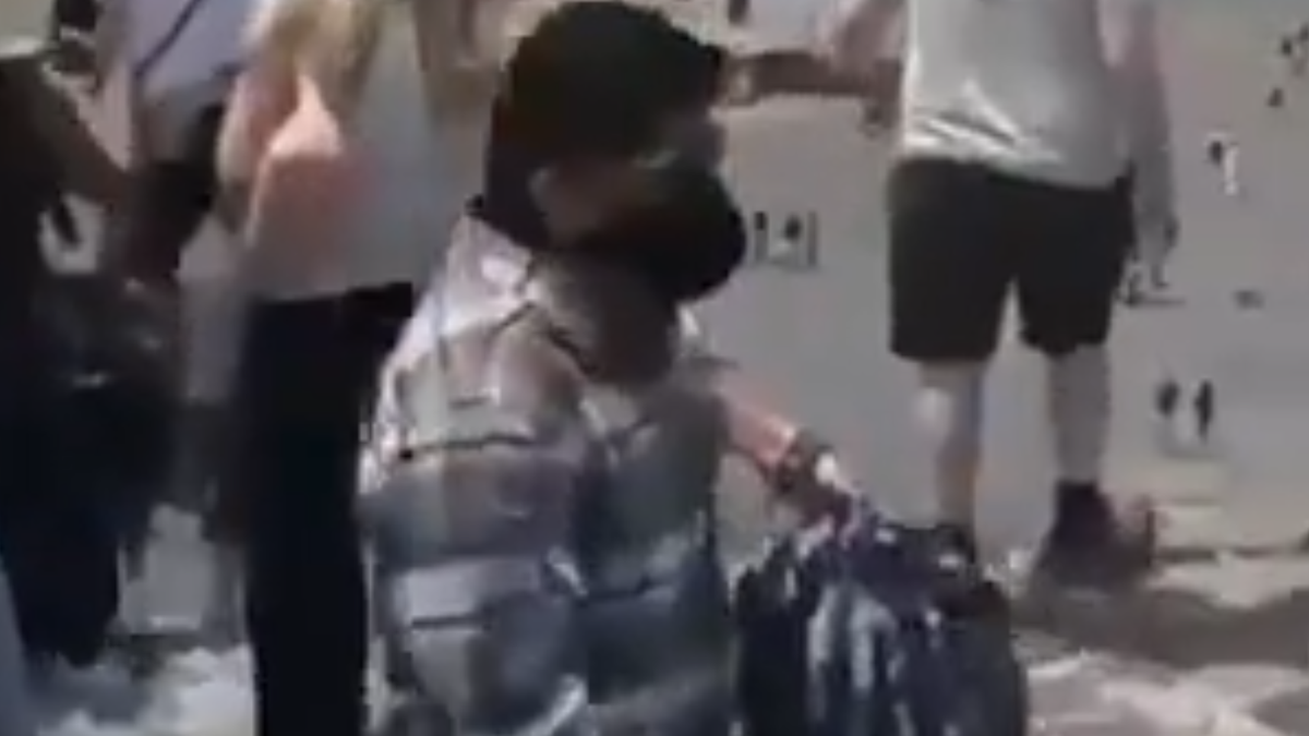 Horror: se conoció un video del inicio del tiroteo en las Pirámides de México