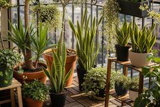 Las mejores plantas para el balcón. Fuente: Freepik.