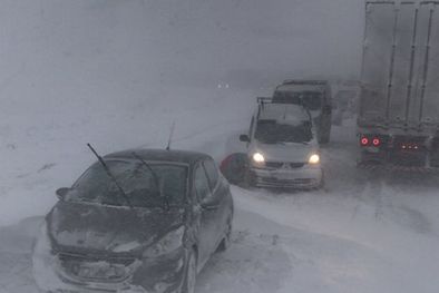 MDZol | Fueron 570 las personas que quedaron varadas por el temporal de nieve