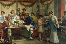 Las saturnales eran una festividad romana con la que se pretendía dar la bienvenida al invierno. Foto: GETTY IMAGES Las saturnales eran una festividad romana con la que se pretendía dar la bienvenida al invierno. Foto: GETTY IMAGES