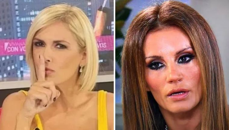 La coincidencia entre Viviana Canosa y Natacha Jaitt. Foto: Captura de América TV
