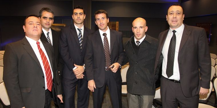 Parte del equipo de OSDE, que se deleitó con la presentación de Bovo. Foto: Gentileza