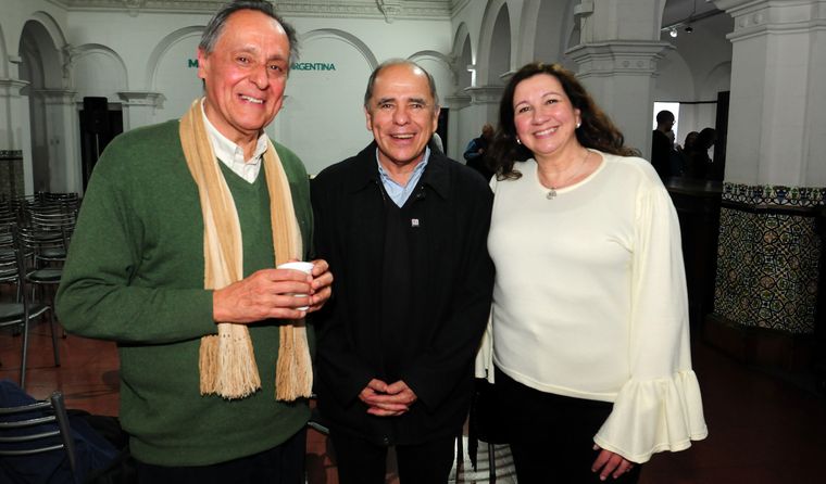 Ramón Balmaceda, Claudio Galmarini y María Sance. Ramón Balmaceda, Claudio Galmarini y María Sance.