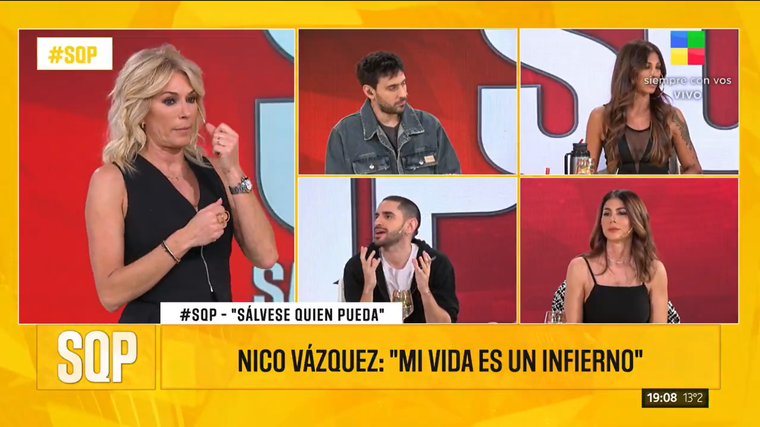 Yanina Latorre contó cómo se encuentra Nicolás Vázquez tras la separación. Foto: captura de video/ América TV. Yanina Latorre contó cómo se encuentra Nicolás Vázquez tras la separación. Foto: captura de video/ América TV.