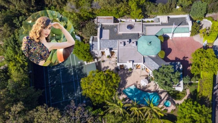 Lily Collins, Phil Collins, Mansión