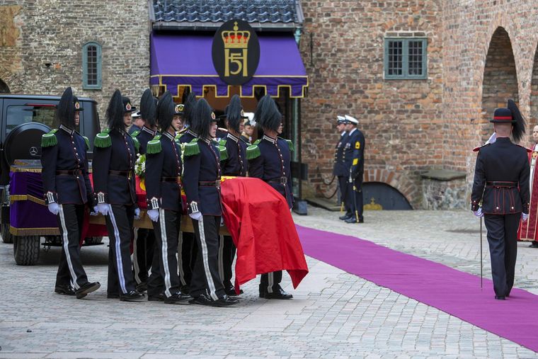 La Catedral de Oslo, escenario de la despedida del rey. Foto Efe La Catedral de Oslo, escenario de la despedida del rey. Foto Efe