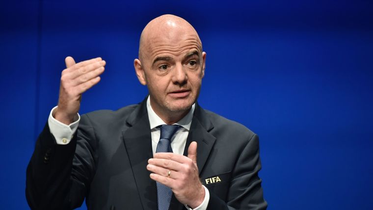 Gianni Infantino se manifestó en favor de la Conmebol Foto: FIFA
