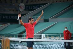 Roger sigue en carrera. Foto: Roland Garros