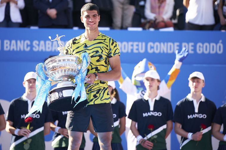 Alcaraz no participará del torneo en Barcelona. Foto: @bcnopenbs