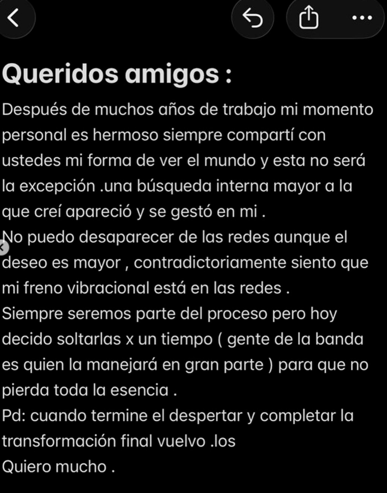 Emanuel Noir no manejará sus redes sociales por un tiempo. Emanuel Noir no manejará sus redes sociales por un tiempo.