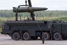 El sistema ruso de misiles tácticos Iskander puede lanzar armamento nuclear. Foto: Reuters El sistema ruso de misiles tácticos Iskander puede lanzar armamento nuclear. Foto: Reuters