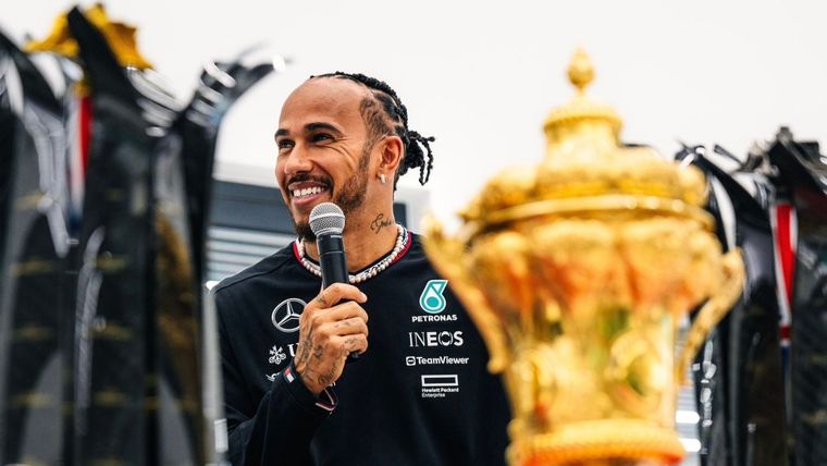 Hamilton se ilusiona con seguir logrando podios y victorias. Foto: @MercedesAMGF1