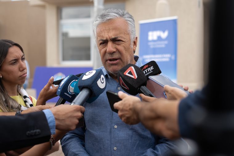 El gobernador Alfredo Cornejo.&nbsp;