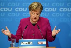 Merkel, preocupada. Merkel, preocupada.