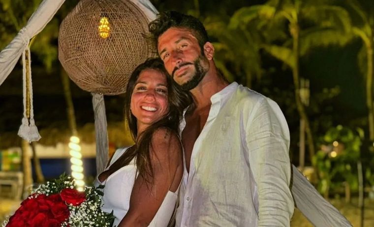 Cinthia Fernández y su futuro esposo, Roberto Castillo. Cinthia Fernández y su futuro esposo, Roberto Castillo. 